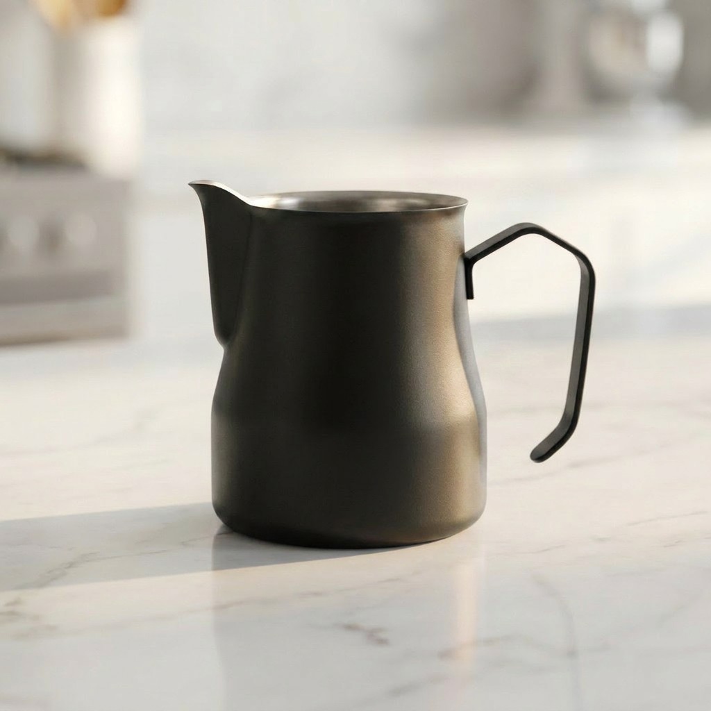 Süt Potu (Pitcher) — Siyah 500ml. Paslanmaz Çelik