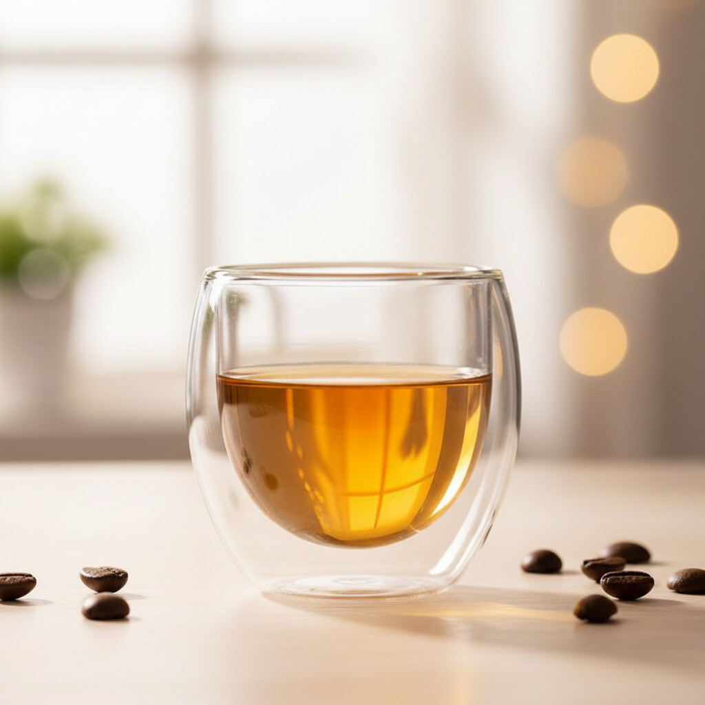 80 ml. Kulpsuz Çift Cidar Borosilikat Bardak