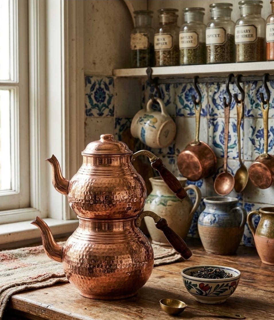 Bakır Çaydanlık