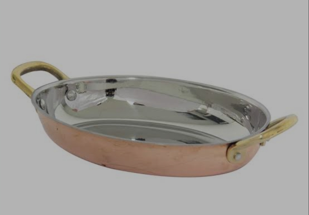 Oval Bakır Sahan